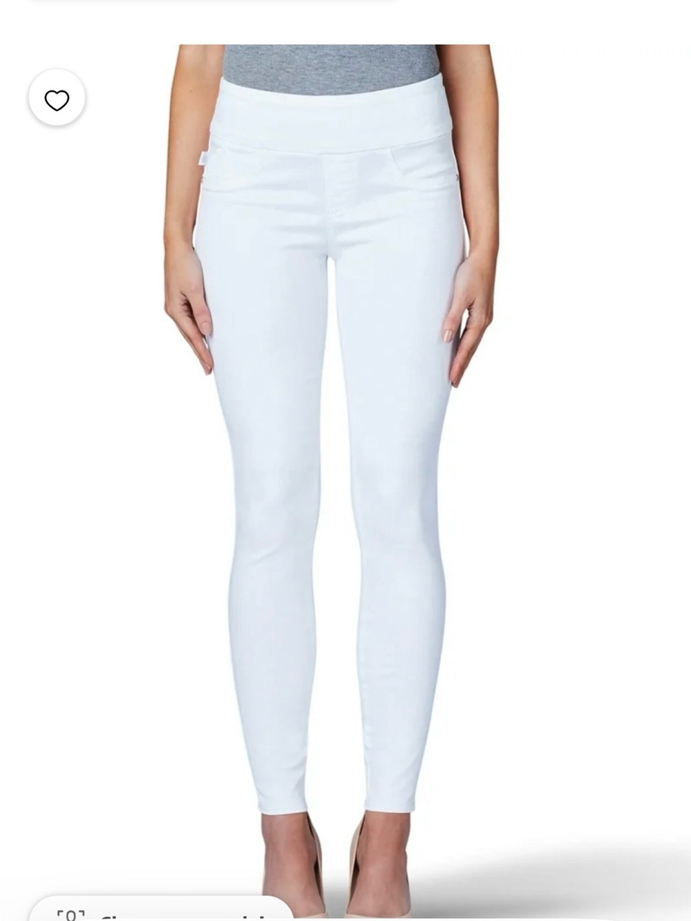 Rock & Republic White Maternity Jeggings